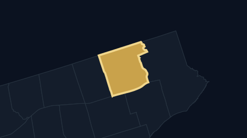 Map of Ward 23 · Scarborough North